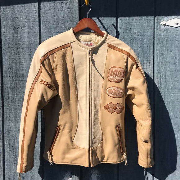 Schott NYC Jackets & Blazers - Rose Schott NYC Leather Motorcycle BikerJacket